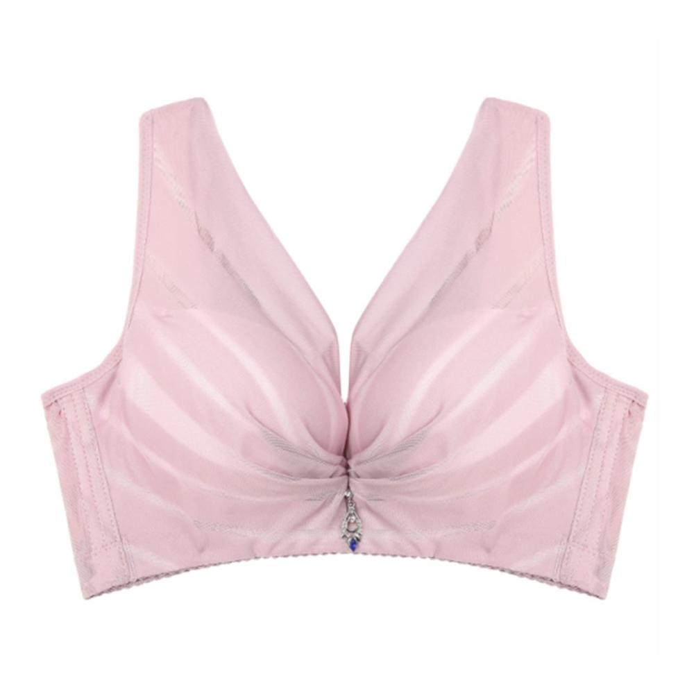 Klassischer Damen-Sport-BH | Vollschalen-Push-Up ohne Ränder | Spitzen-BH in Bohnenpaste | Bequem & weicher Rücken | Größe 36-80B
