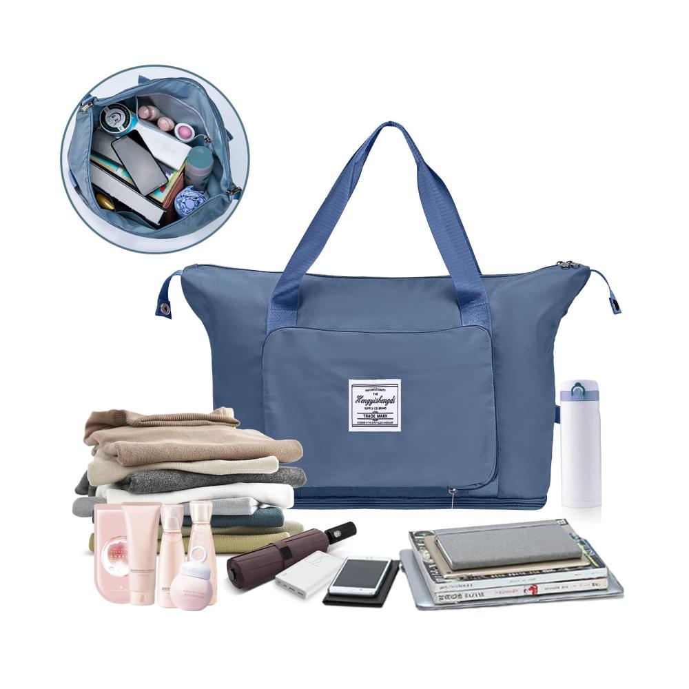 Faltbare Damen-Reisetasche | Großes Handgepäck für den Urlaub | Weekend-Tasche mit hoher Kapazität | Sporttasche für Damen | Praktische Damen-Reisetasche