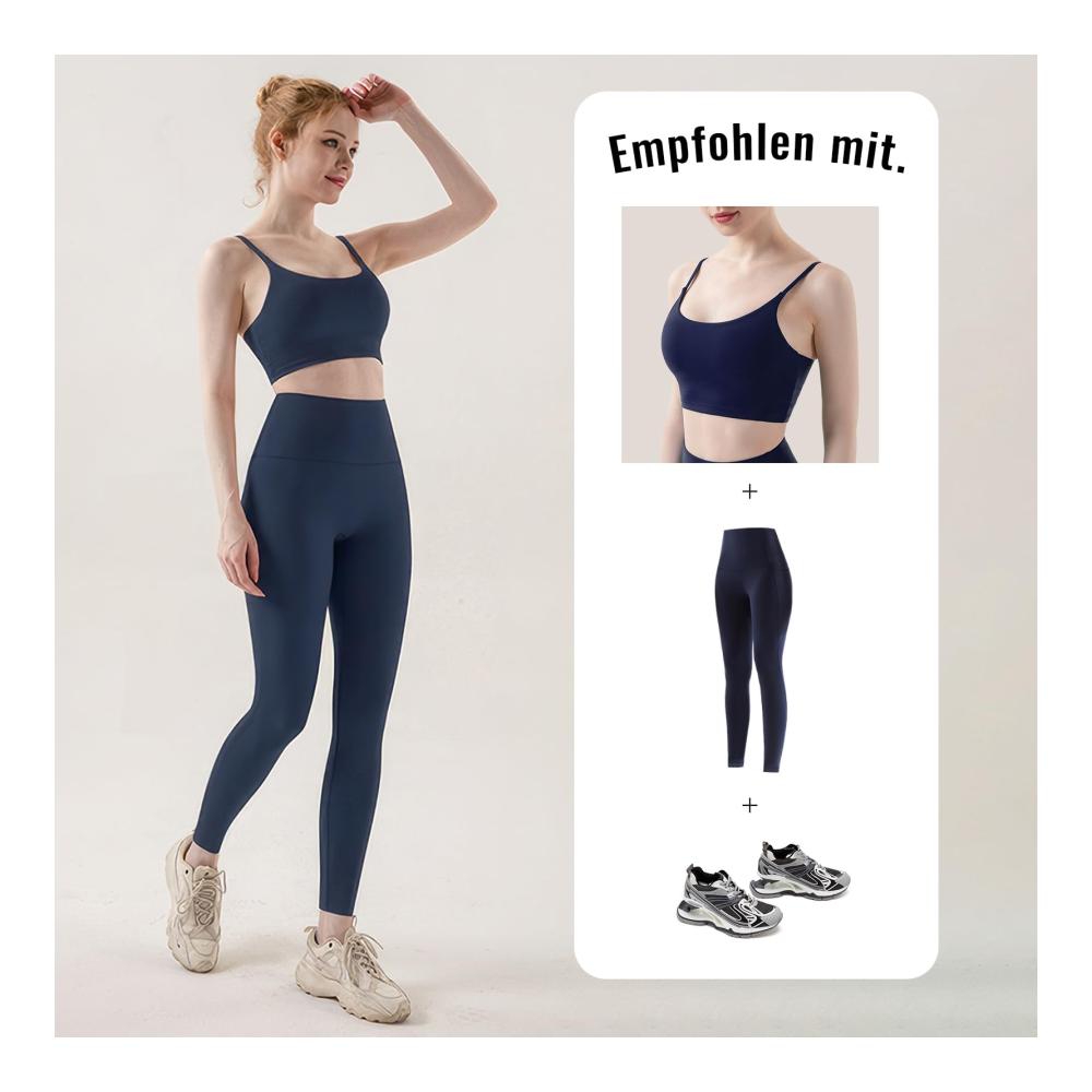 Camisole Sport-BH für Damen Stretch Yoga & High Intensity Fitness Nude Back Stoßfest & Unterstützend