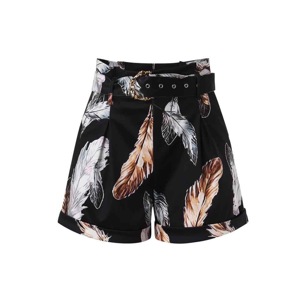 Damen Hosenanzug 3 Teiler Sommerliches Business-Outfit mit Top Shorts & Gürtel - Elegant Sexy Slim Fit Streetwear Blazer-Anzug für Damen