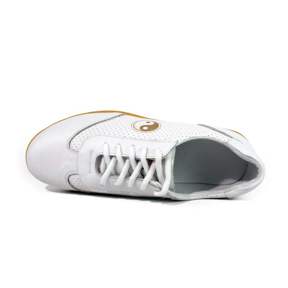 Leder Kung Fu Tai Chi Sneaker für Männer – Hochwertige Kampfsportschuhe mit Gummisohle