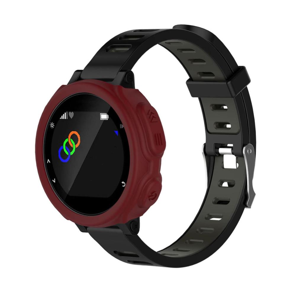 3er-Pack Displayschutzfolien für Forerunner Kratzfestes Xt Screen Red Case – Weiche Silikonhülle für Kompatibilität mit Forerunner & Xt Ersatz-Smartwatches