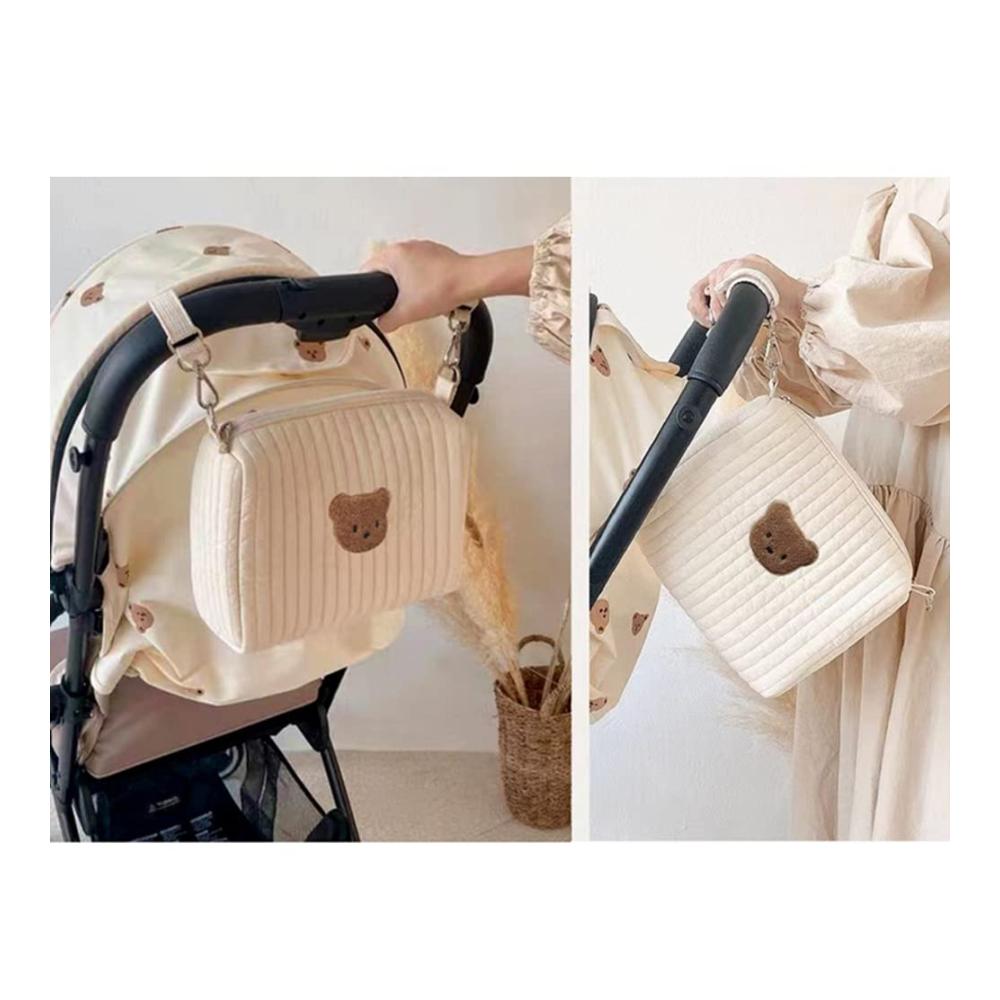 Kosmetiktasche Damen - Kulturtasche mit Makeup Organizer Tragbare Schminktasche für Reisen - Klein Ästhetisch und Praktisch