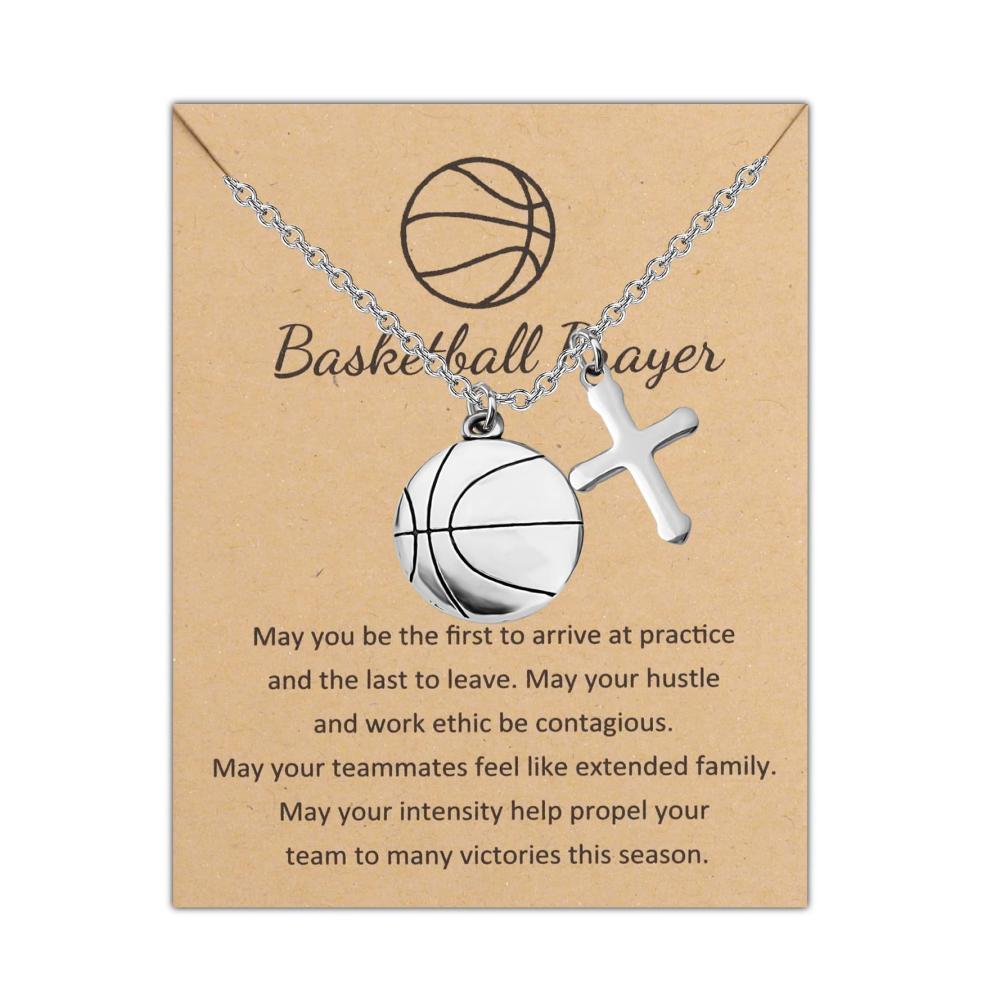 Basketball-Anhänger Halskette – Perfektes Geschenk für Basketballspieler und Fans