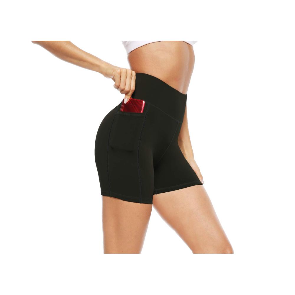 JOYSPELS Damen Radlerhose - Hochtaillierte Kurze Leggings für Sport und Laufen