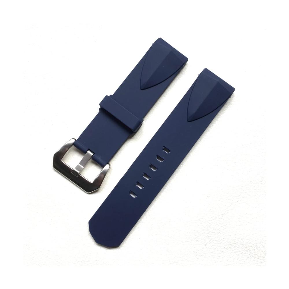 24mm Silikonkautschuk Uhrenarmband in Blau für Corum Admiral Cup - Jiuying Store
