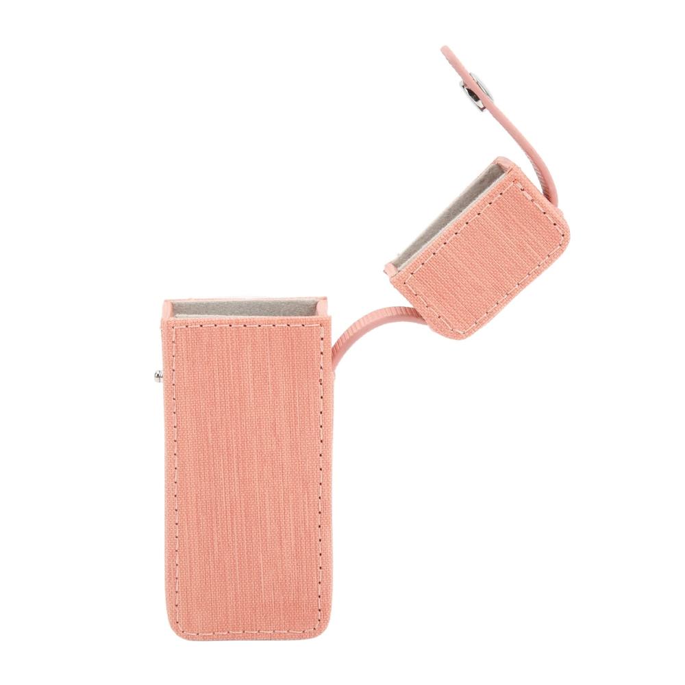 Zigarettenetui Pu-Etui Wasserdichtes Retro-Design mit Schnallen - Aufbewahrungsbox für Männer (Rosa