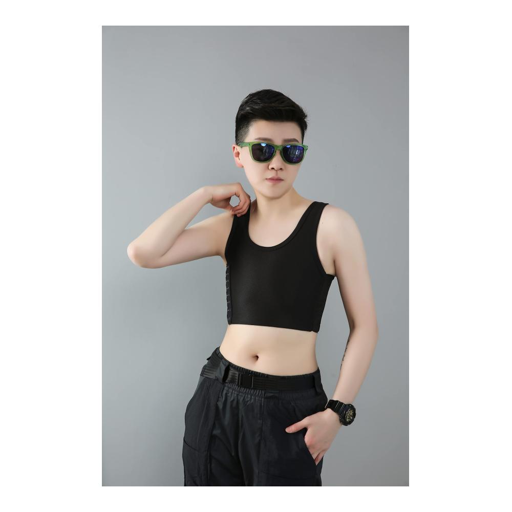 Tomboy Trans Lesbian Shapewear Chest Binder & Bustiers für Atmungsaktiven Komfort