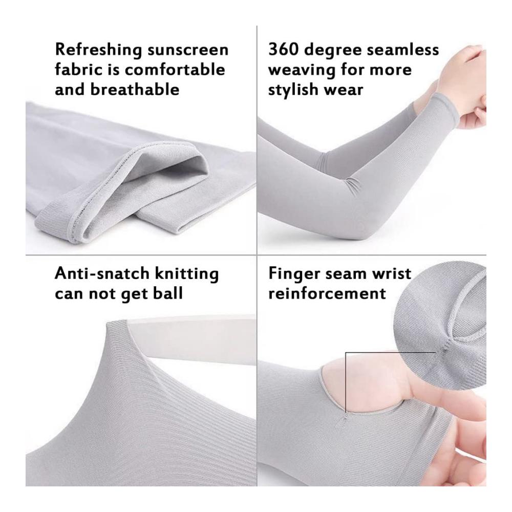 UV-Sonnenschutz Armlinge Compression Armschutzhüllen (7 Paar) - Universalgröße für Herren und Damen. Ideale Armabdeckung für Radsport Laufen und Basketball – Kühlende Athletische Performance
