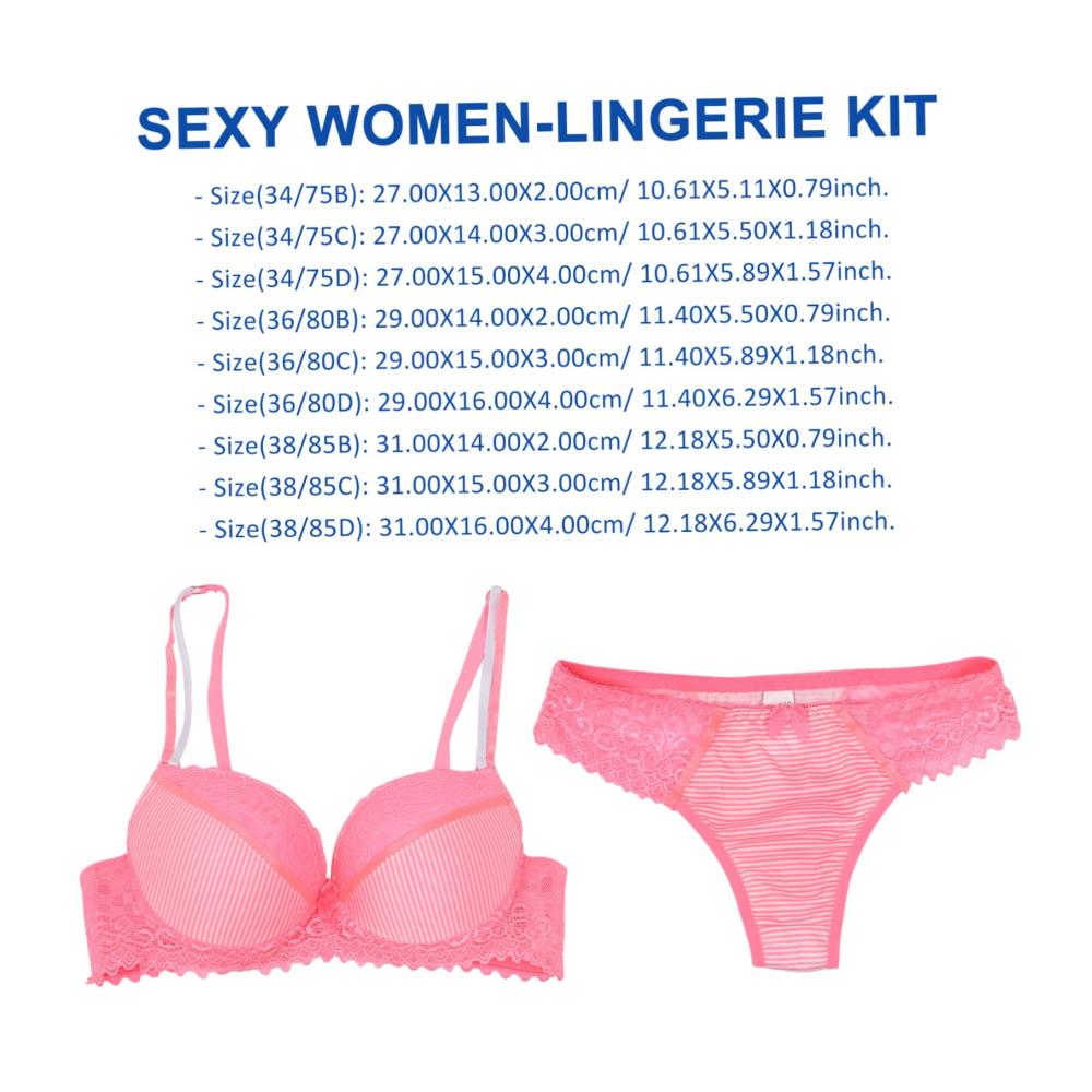 Dessous-Sets Bikini Spitzen-Dessous & BH-Set für Damen - Strand- und Geschenk-Kit westlicher Stil Nylon 1 Satz Unterwäsche