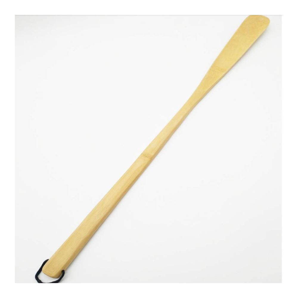 Langgriffiger Holz-Schuhlöffel (55cm) - Müheloses Anziehen von Schuhen