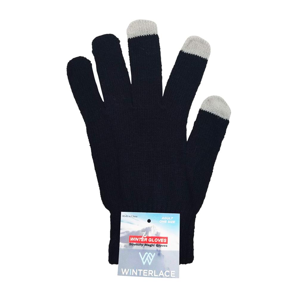 Winterhandschuhe & Fäustlinge 12er Pack Dehnbar Warm & Gestrickt für Herren und Damen
