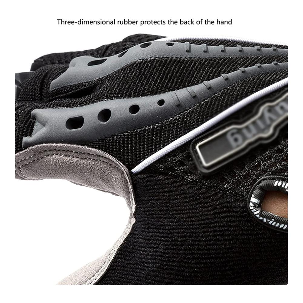 MTB Fahrradhandschuhe für Frühling/Herbst - Stoßfestes Pad ideale Begleiter für Outdoor-Aktivitäten