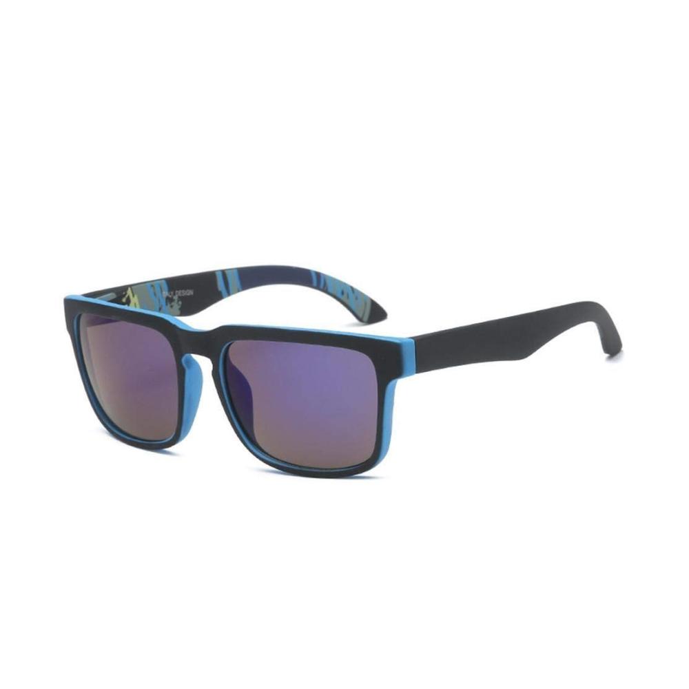 Bunte Reflektierende Sonnenbrille für Männer - Ideal für Outdoor-Fahrradfahrten in Gelb
